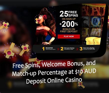 Casino sign up free spins no deposit AUD